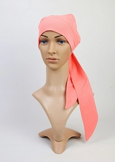 Šátek Arména mušelín lososová.jpg